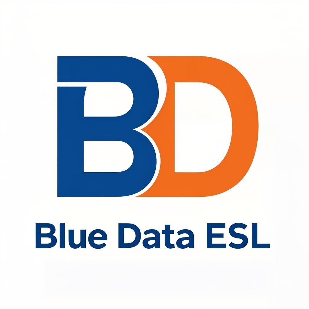 Blue Data ESL logo